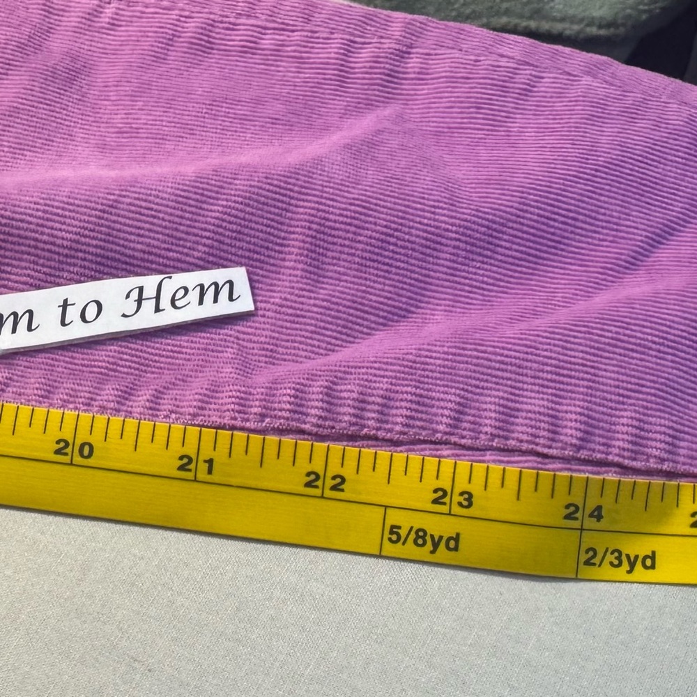 SLIGHTLY USED SIZE 24 J. Crew Vibrant Pink Cropped Pants - Picture 5 of 7